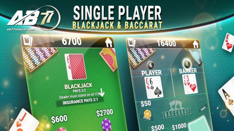 Kinh nghiệm chơi Baccarat và Blackjack cho cược thủ