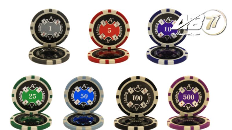 Mỗi Casino đều có loại chip của riêng mình 