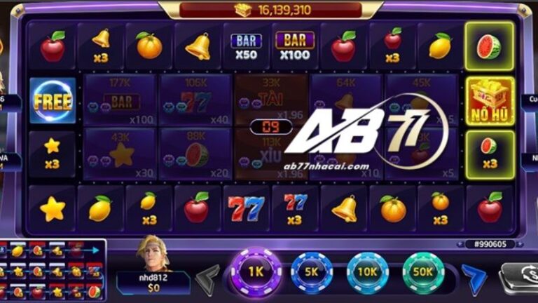 Bí quyết chơi game xèng hoa quả đặc sắc cho tay cược AB77